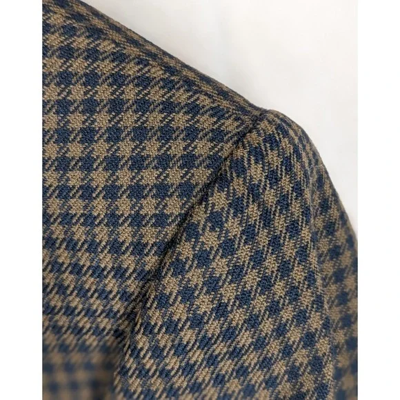 VTG Bachrach 42L Mens Sport Coat Jacket 46" Chest Made In USA - Picture 5 of 12